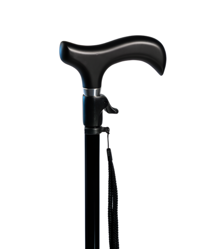 TriggerTech Easy Adjust Black Cane - WalkingCanes.com