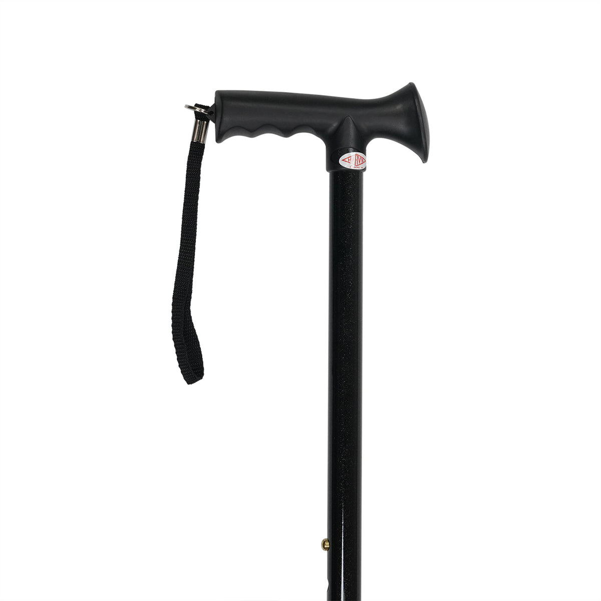 Overmold Ergonomic Grip Aluminum Adjustable Cane - WalkingCanes.com