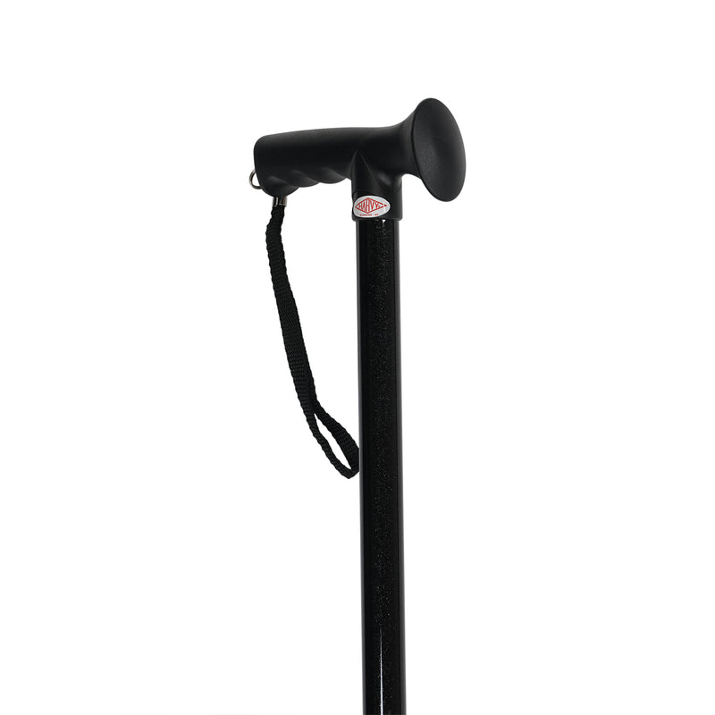 Overmold Ergonomic Grip Aluminum Adjustable Cane - WalkingCanes.com